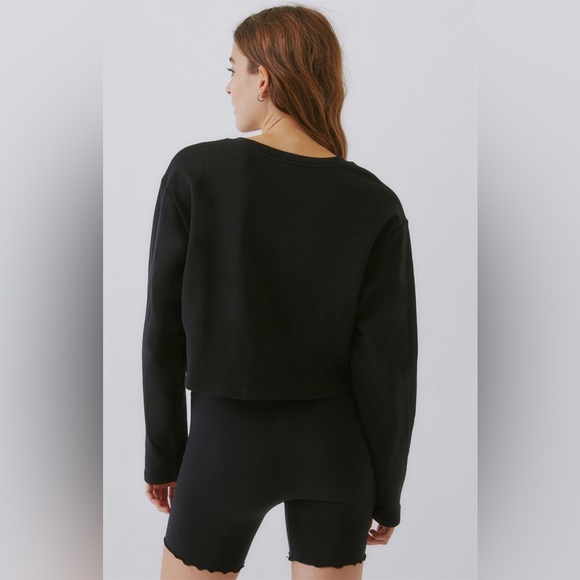 Vans Women’s Ramp Tested Graphic Cropped Crew Neck Long Sleeve Oversized XS - Picture 4 of 9